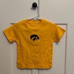 Infant Iowa Hawkeyes T-Shirt with Black Logo